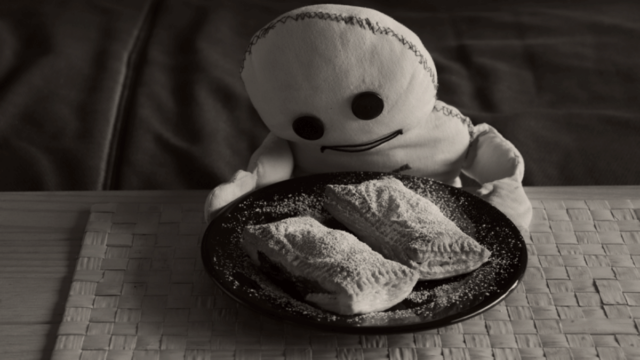 Ein Blätterteigteilchenwesen