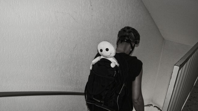 Hihi, er hat mich nicht bemerkt. Jetzt geht es auf Tour!